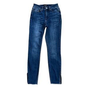 Judy Blue Women's Stretch High Waist Frayed‎ Hem Skinny Fit Jeans Size 25 (1)